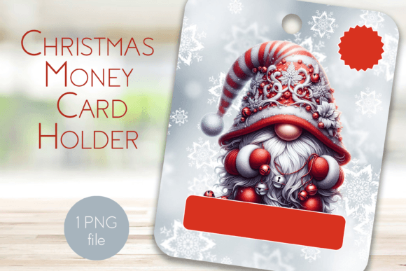 Christmas Gnome Money Card Holder Illustrations Review