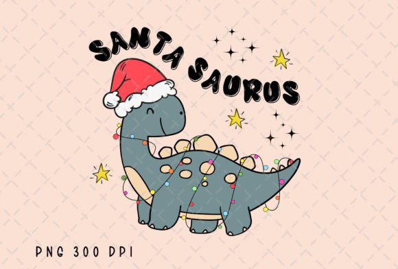 Santa Dinosaur Dino Boy Christmas PNG Review for Illustrations